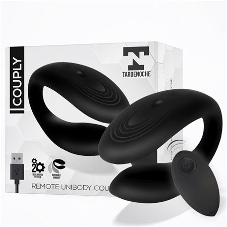 Brinquedo para casais Couply com silicone líquido monobloco com controle remoto USB