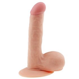 Vibrador The Ultra Soft Dude 7.5 Natural
