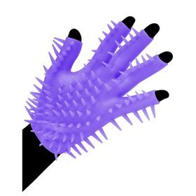 Luva Estimuladora Roxa Neon