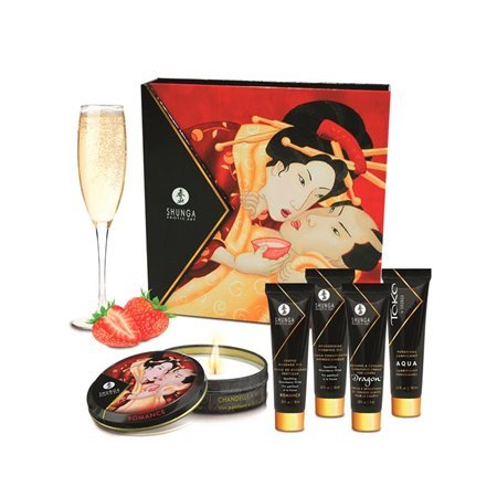 Shunga Kit Segredos de um Vinho Espumante Gueixa