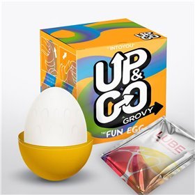 Ovo Masturbador Elástico Amarelo Grovy