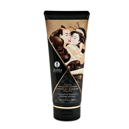 Creme de massagem com aroma de chocolate Shunga