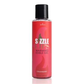 Sizzle Lips Gel Beijável Efeito Calor Sabor Morango 125 ml