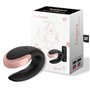 Vibrador Double Love Luxury para Casais com App Preto