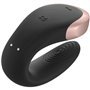 Vibrador Double Love Luxury para Casais com App Preto