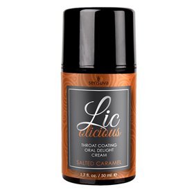 Lic-o-licius Creme Dessensibilizante para Garganta com Caramelo Salgado 50m