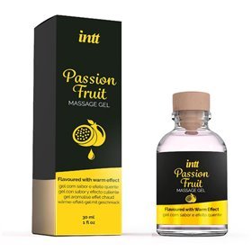 Gel de massagem com efeito térmico de maracujá 30 ml