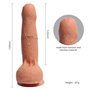 Azazel Vibrador de Silicone de Dupla Densidade 18 cm