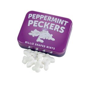 Doces de menta sem açúcar em formato de pênis