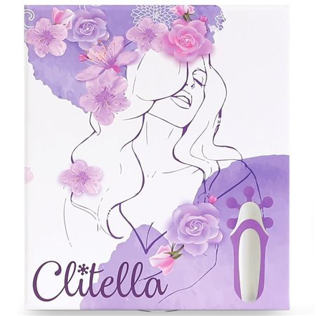 Estimulador de sexo oral Clitella com acessórios roxos