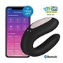 Vibrador para Casal com APP Double Joy Preto