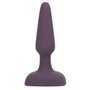 Plugue anal Feel So Alive com vibrador de controle remoto recarregável USB