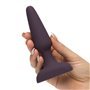 Plugue anal Feel So Alive com vibrador de controle remoto recarregável USB