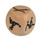 Dados de madeira Kamasutra 3x3 cm 1 unidade