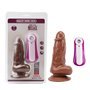 Jumbo Jack 6 Vibrador com Vibração Marrom