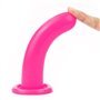 Estimulador Holy Dong 5.5 Silicone Líquido Rosa