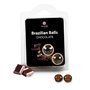 Conjunto 2 Bolas Brasileiras Aroma Chocolate