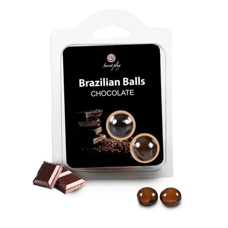 Conjunto 2 Bolas Brasileiras Aroma Chocolate