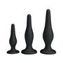 Conjunto de plug anal de 3 chaves 35