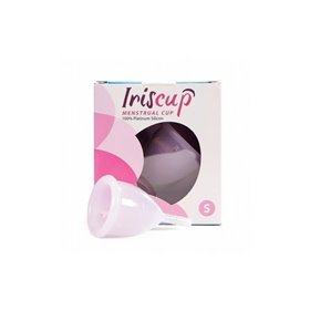 Copo Menstrual Irisana Cor Rosa Tamanho S