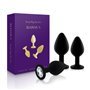 Rs - Conjunto Soirée de 3 Plugs Anal Pretos