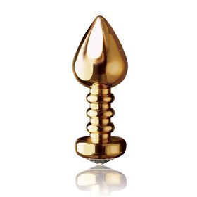 Plugue Anal Dourado Dourado Fantasia Fetiche