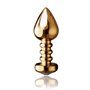 Plugue Anal Dourado Dourado Fantasia Fetiche