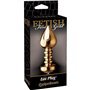 Plugue Anal Dourado Dourado Fantasia Fetiche