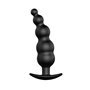 Plugue anal com bolha de silicone preto