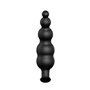 Plugue anal com bolha de silicone preto