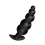 Plugue anal com bolha de silicone preto
