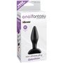 Mini Plugue Anal de Silicone - Cor Preta