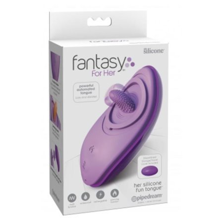 Fantasia para ela - sua língua divertida de silicone