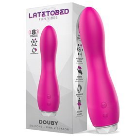 Vibrador de silicone rosa Douby