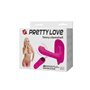 Pretty Love Vibrador com Controle Remoto Fancy Clamshell Rosa