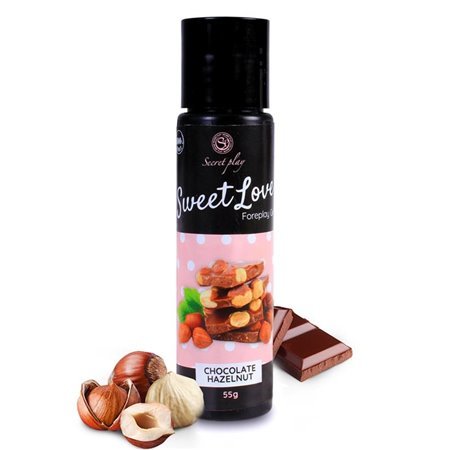 Sweet Love Lubrificante Chocolate e Avelãs 60 ml