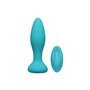 Plug Anal com Vibração e Rotação Rimmer Turquesa Experiente