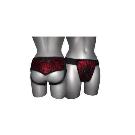 Arnês Luxe Com Costas Vermelhas S - XL