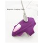 Nº Dezessete Estimulador de calcinha com controle remoto USB magnético roxo