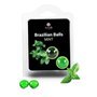 Conjunto Secret Play 2 Bolas Brasileiras Aroma Menta