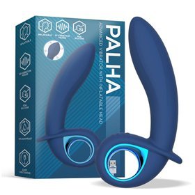 Vibrador Alpha Advanced com função de inflação e vibração USB Silicone