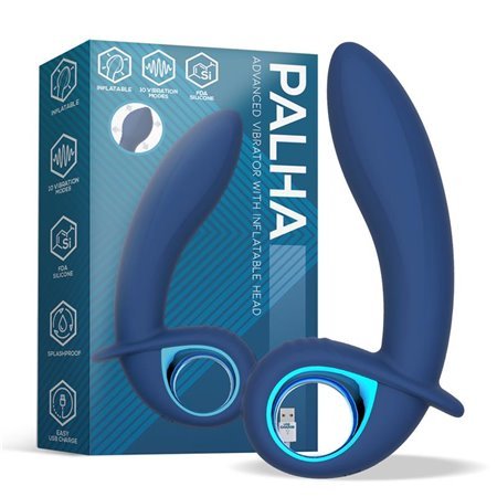 Vibrador Alpha Advanced com função de inflação e vibração USB Silicone