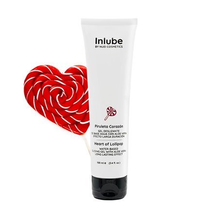 Nuei Lubrificante à Base de Água Inlube Pirulito 100 ml