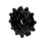Anel para pênis preto Power Plus