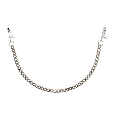 Rimba Bondage Play Grampos de mamilo com corrente