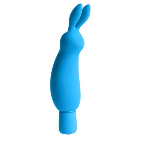 Mini Vibrador Neon Luv Bunny Azul