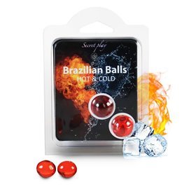 Secret Play Set 2 Bolas Brasileiras Efeito Quente e Frio