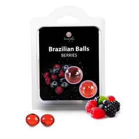 Conjunto Secret Play 2 Bolas Brasileiras Aroma Frutas Silvestres