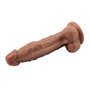 Vibrador fashion de dupla densidade 21 x 4,1 cm castanho