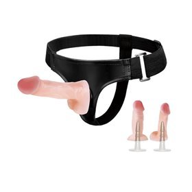 Arnês Jessica com Vibrador 10,5 cm